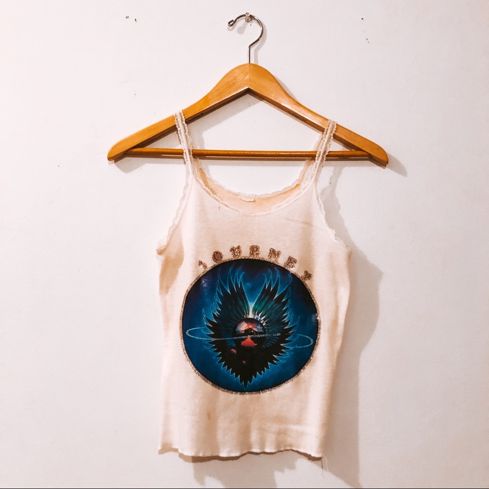 Vintage 1979 Journey parking lot tank top XS/XXS